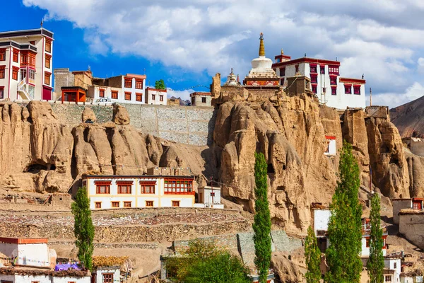 Monastero Lamayuru Gompa Monastero Buddista Stile Tibetano Nel Villaggio Lamayuru — Foto Stock