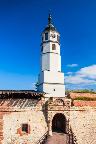 Stambol Gate Sahat Kula Tour Horloge Forteresse Kalemegdan Belgrade Dans — Photo