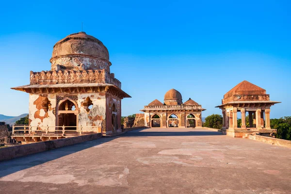 Ruinen Einer Königlichen Enklave Der Antiken Stadt Mandu Indischen Bundesstaat — Stockfoto