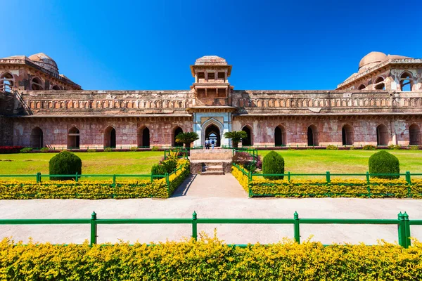 Jahaz Mahal Ship Palace Ruinas Mandu Antigua Ciudad Madhya Pradesh — Foto de Stock