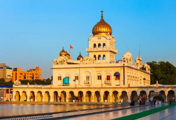 Gurudwara Bangla Sahib Gurdwara Sikh House Most Prominent Sikh Gurdwara — Stock Photo, Image