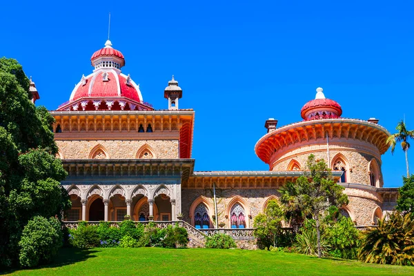 Monserrate Palace Lub Palacio Monserrate Znajduje Się Mieście Sintra Pobliżu — Zdjęcie stockowe