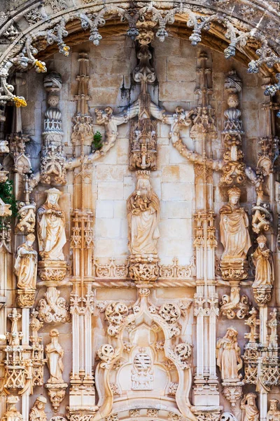 Внешние Детали Монастыря Ордена Христа Городе Томар Португалия — стоковое фото