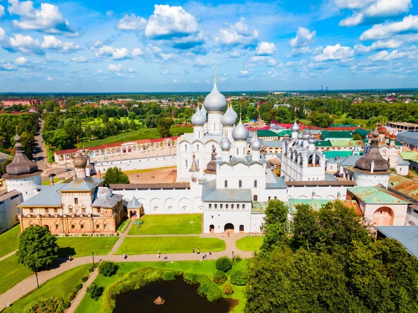 Rostov Kremlin Aerial Panoramic View Rostov Veliky Rostov Great Yaroslavl — Stock Photo, Image