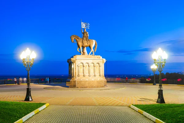 Monumento Grão Príncipe Vladimir São Fedor Cidade Vladimir Anel Ouro — Fotografia de Stock