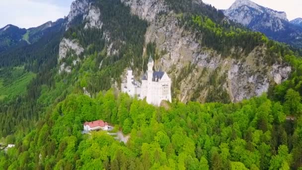 Slot Schloss Neuschwanstein, Duitsland — Stockvideo