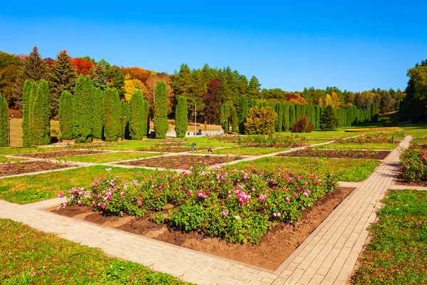 Jardín Rosas Parque Nacional Kislovodsk Ciudad Kislovodsk Rusia — Foto de Stock