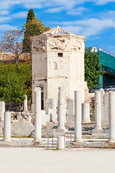 Atina Daki Roma Agorası Akropolis Kuzeyinde Antik Agora Nın Doğusunda — Stok fotoğraf