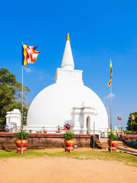 Somawathiya 宰蒂亚或 Somawathi Rajamaha 比是佛教佛塔和寺庙坐落在斯里兰卡波隆纳鲁沃古市 — 图库照片