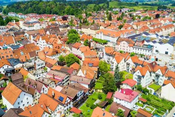 Fussen Eski Kasabanın Panoramik Manzarası Fussen Almanya Bavyera Eyaletinde Yer — Stok fotoğraf