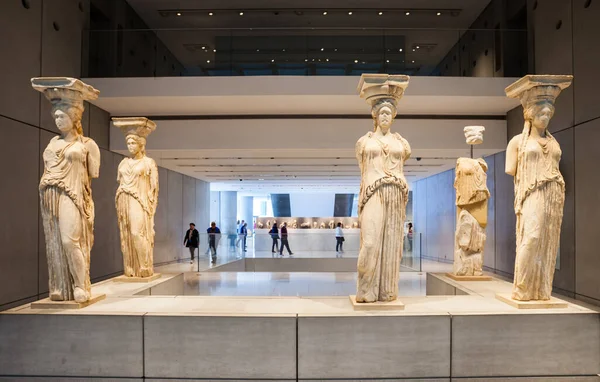 Atény Řecko Října 2016 Akropoliské Muzeum Archeologické Muzeum Zaměřené Nálezy — Stock fotografie