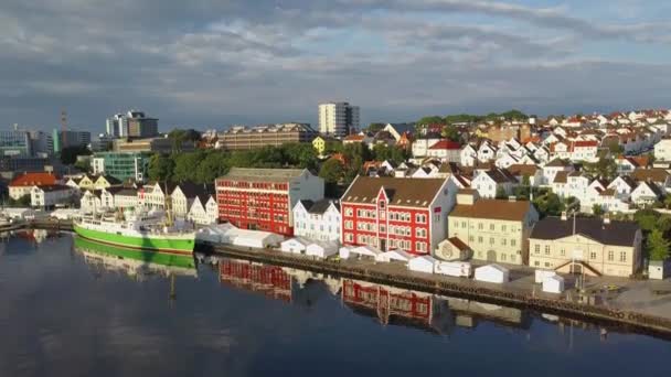 Vagen en Stavanger, Noruega — Vídeo de stock