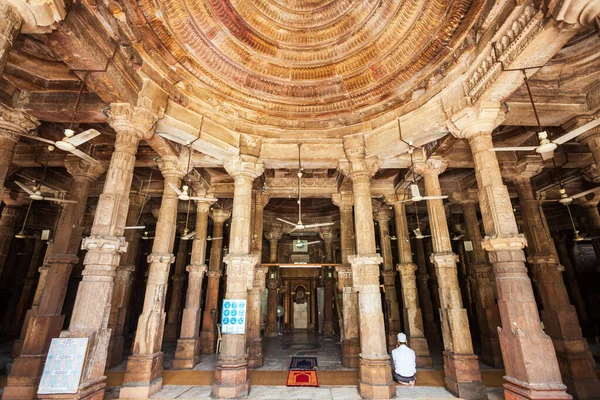 Ahmedshah Masjid Eller Sultan Ahmed Shah Moskén Staden Ahmedabad Gujarat — Stockfoto