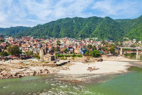 Mandi Cidade Rio Beas Vista Panorâmica Aérea Himachal Pradesh Estado — Fotografia de Stock