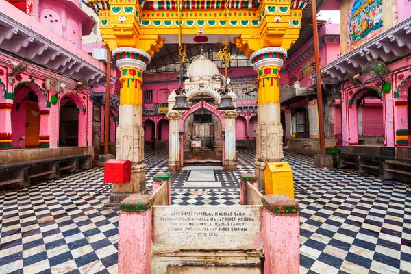 Shri Dwarkadheesh Templo Dwarkadhish Maharaj Templo Hindu Perto Vishram Ghat — Fotografia de Stock