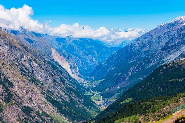 Cordillera Matterhorn Los Alpes Situada Entre Suiza Italia —  Fotos de Stock