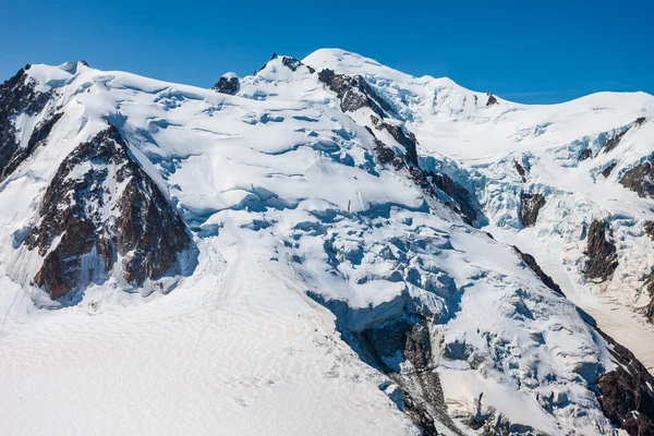 Monte Bianco Montagna Più Alta Delle Alpi Europa Situata Tra — Foto Stock