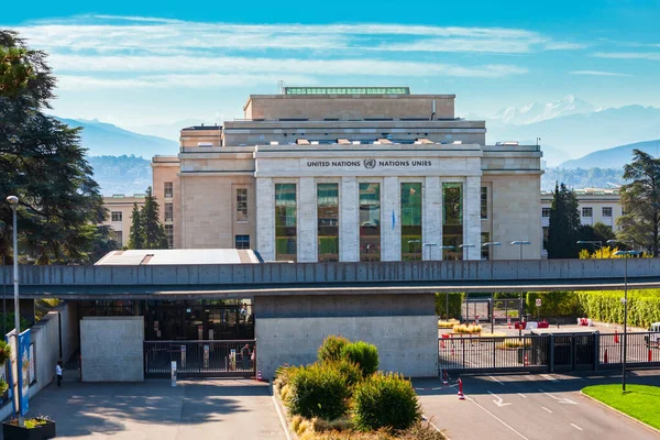 Kancelář Organizace Spojených Národů Ženeva Nebo Unog Nachází Budově Palais — Stock fotografie