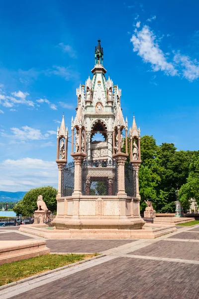 Brunswick Monument Ett Mausoleum Charles Hertig Brunswick Genève Stad Schweiz — Stockfoto