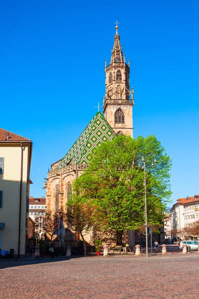 Bolzano Katedralen Eller Duomo Bolzano Ligger Bolzano Stad Sydtyrolen Italien — Stockfoto