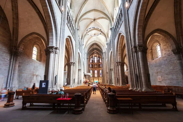 Geneva Switzerland July 2019 Saint Pierre Peter Cathedral Reformed Protestant — Stock Photo, Image
