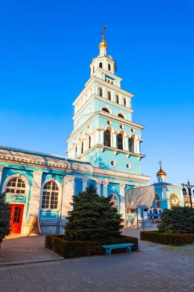 Cathedral Assumption Virgin Dormition Cathedral Russian Orthodox Church Tashkent Uzbekistan — Stock Photo, Image