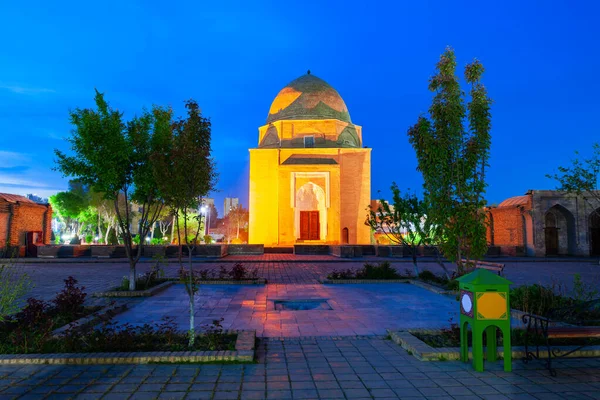 Rukhabad Mausoleum Minnes Och Kultstruktur Från 1400 Talet Samarkand Uzbekistan — Stockfoto