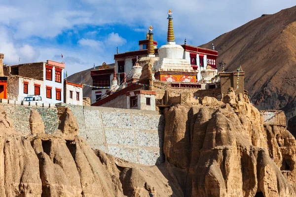 Mosteiro Lamayuru Gompa Mosteiro Budista Estilo Tibetano Aldeia Lamayuru Ladakh — Fotografia de Stock