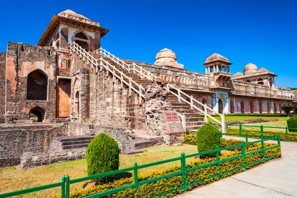 Jahaz Mahal Ship Palace Ruínas Mandu Cidade Antiga Madhya Pradesh — Fotografia de Stock