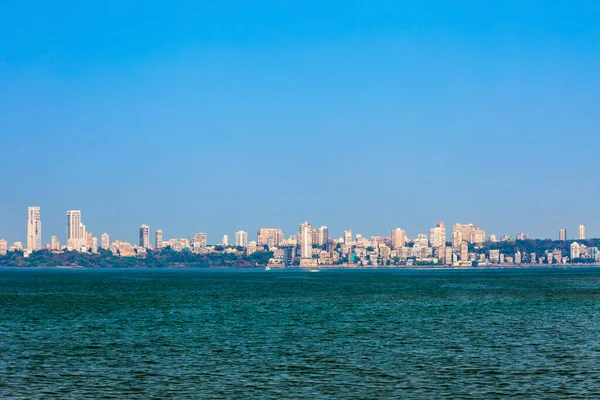 Mumbai City Skyline Panoramic View Nariman Point Marine Drive Mumbai — Stock Photo, Image