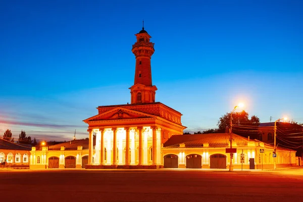 Torre Observación Incendios Torre Vigilancia Plaza Principal Susaninskaya Ciudad Kostroma — Foto de Stock