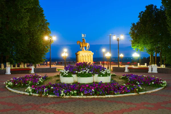 Monument Voor Grootvorst Vladimir Sint Fedor Vladimir Stad Gouden Ring — Stockfoto