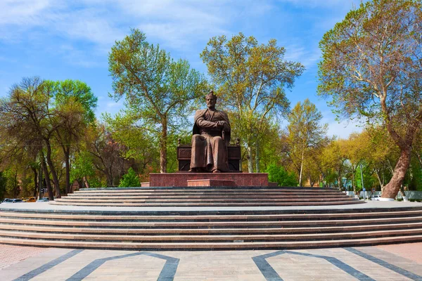 Samarcanda Uzbequistão Abril 2021 Monumento Amir Timur Tamerlane Cidade Samarcanda — Fotografia de Stock