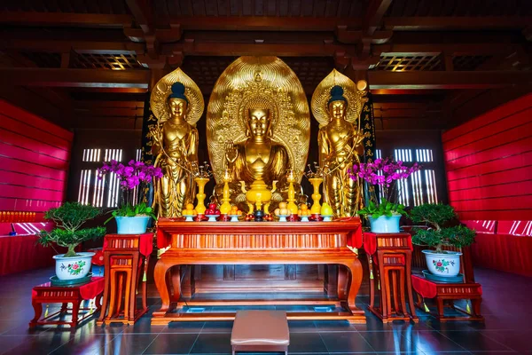 Χονγκ Κονγκ Φεβρουαριου 2013 Chi Lin Nunnery Buddhist Temple Complex — Φωτογραφία Αρχείου