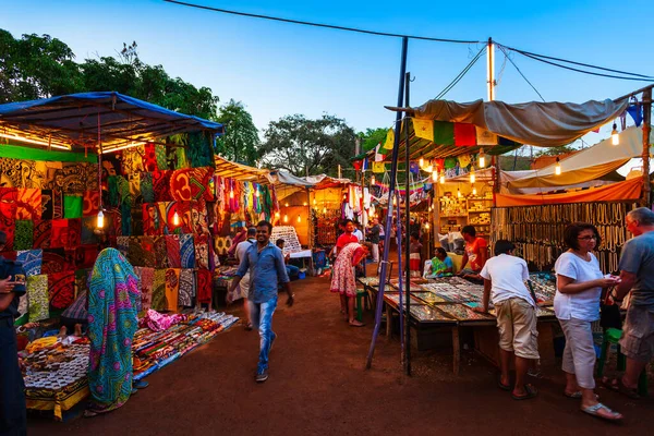 Goa India February 2014 Arpora Night Market Goa India — Stock Photo, Image