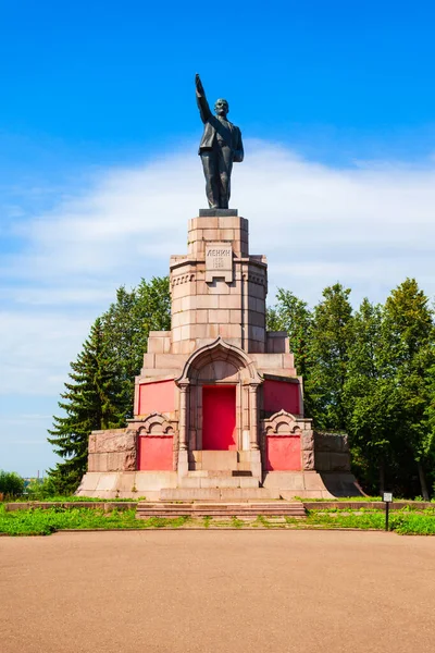 Kostroma Rusia Agosto 2020 Monumento Vladimir Lenin Parque Central Ciudad —  Fotos de Stock