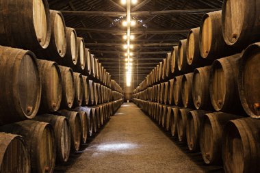 Wine cellar, Porto clipart