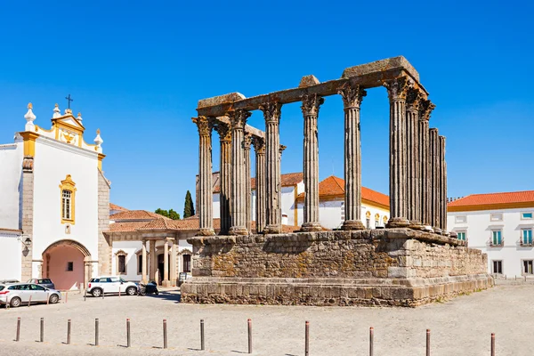 Roma Temple, Evora — Stok fotoğraf