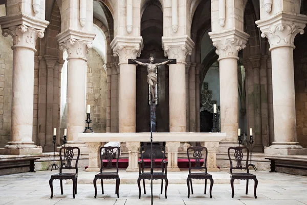 Wnętrze klasztoru Alcobaça — Zdjęcie stockowe