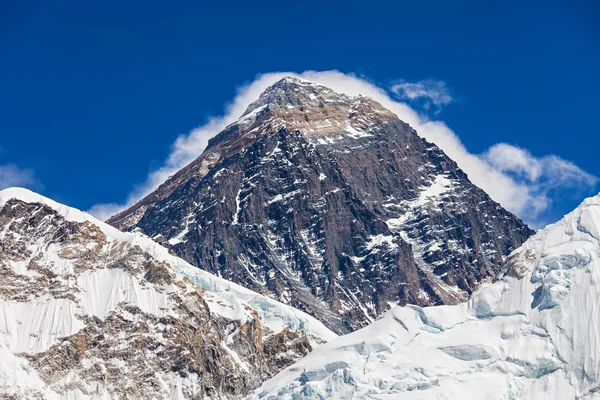 珠穆朗玛峰，喜马拉雅山 — 图库照片