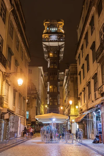 Santa justa lift, Portugal — Stockfoto