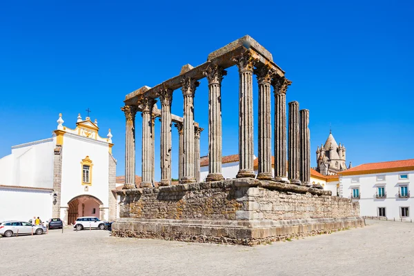 Tempio Romano, Evora Fotografia Stock