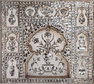 Pattern on the palace, Jaipur clipart