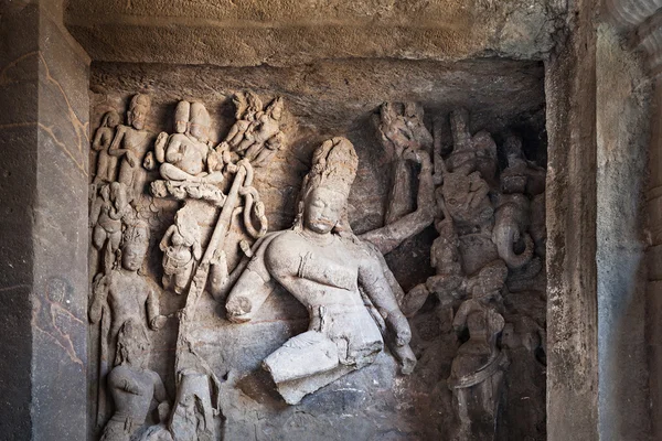 Elephanta eiland grotten — Stockfoto