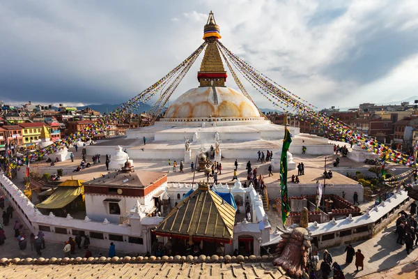 Stupa di Boudhanath, kathmandu — Foto Stock