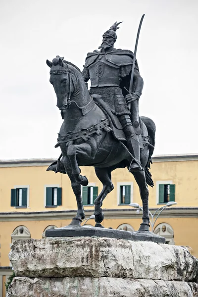 Estatua de Skanderberg —  Fotos de Stock