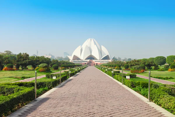 Lotus Temple, Índia — Fotografia de Stock