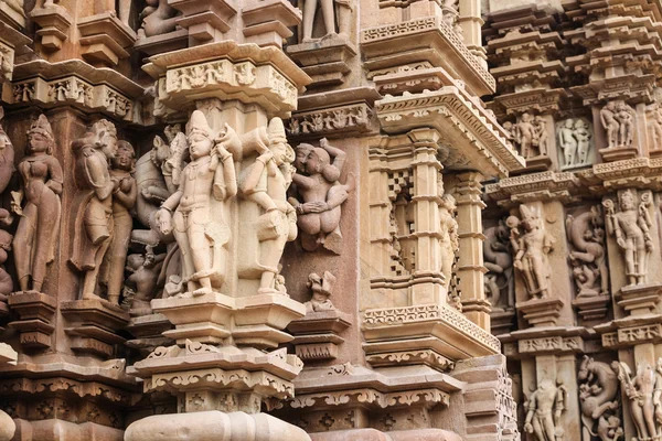 Stein geschnitzt, khajuraho — Stockfoto