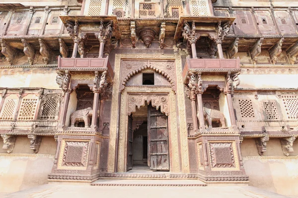 Jehangir Mahal (Orchha Fort) Orchha, Hindistan — Stok fotoğraf