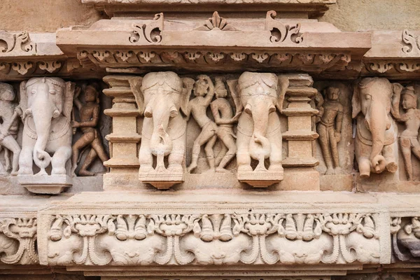 Rzeźbiony kamień, Khajuraho — Zdjęcie stockowe